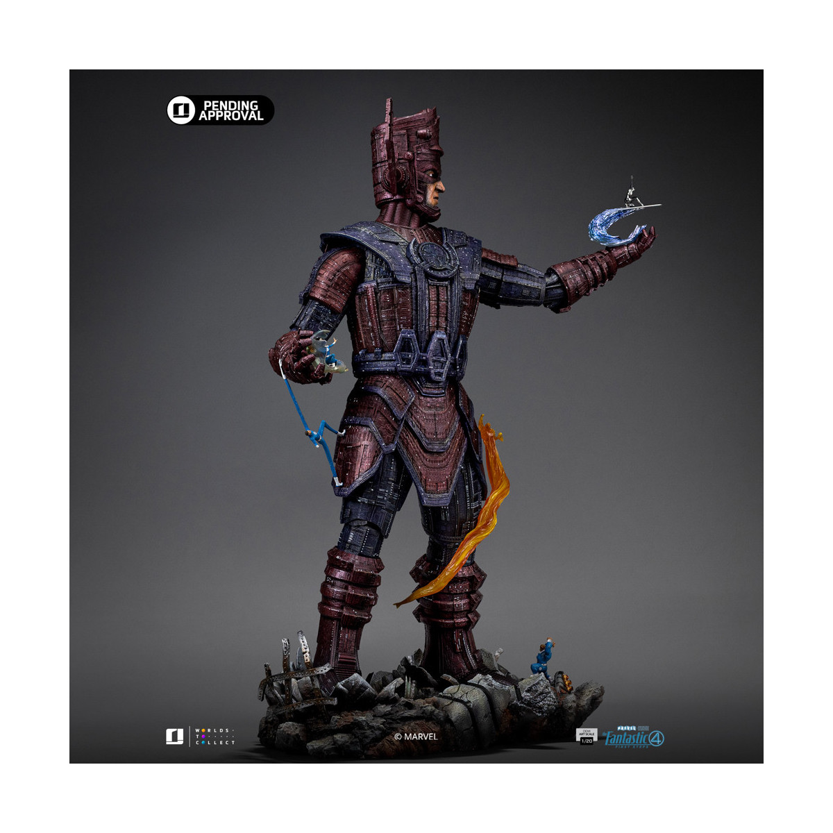 Iron Studios - Marvel Fantastic 4 - Galactus Diorama Deluxe Demi Art Scala 1/20