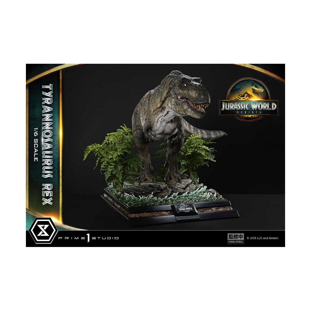 Prime 1 Studio - Jurassic World: Renaissance - Legacy Museum Collection 1/6 Tyrannosaurus Rex Versione Bonus