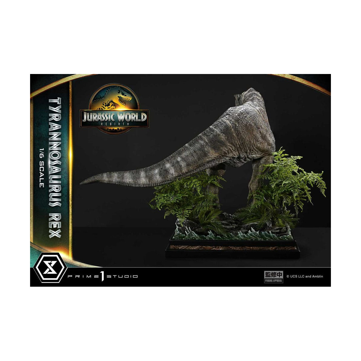 Prime 1 Studio - Jurassic World: Renaissance - Legacy Museum Collection 1/6 Tyrannosaurus Rex Versione Bonus