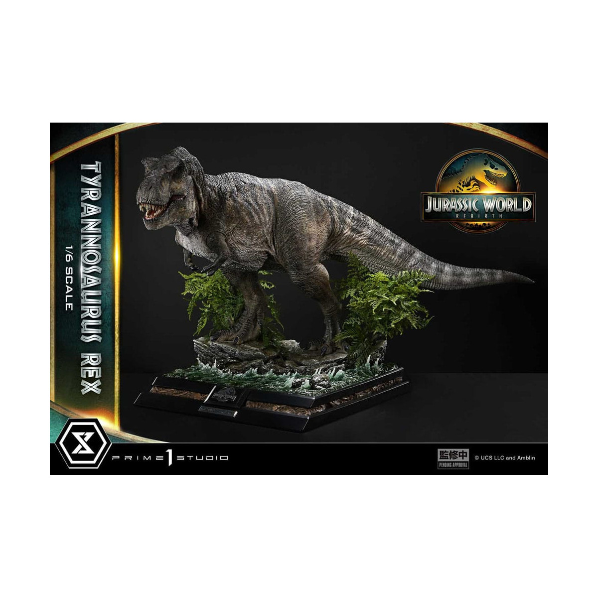 Prime 1 Studio - Jurassic World: Renaissance - Legacy Museum Collection 1/6 Tyrannosaurus Rex Versione Bonus