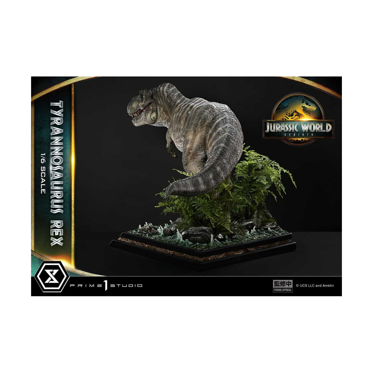 Prime 1 Studio - Jurassic World: Renaissance - Legacy Museum Collection 1/6 Tyrannosaurus Rex Versione Bonus