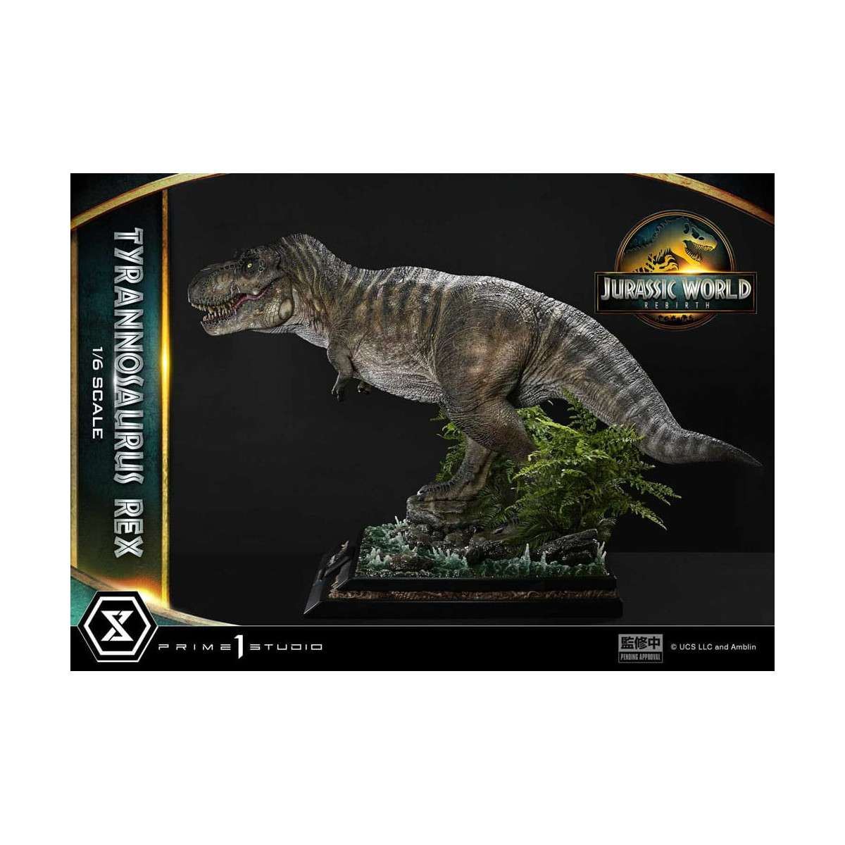 Prime 1 Studio - Jurassic World: Renaissance - Legacy Museum Collection 1/6 Tyrannosaurus Rex Versione Bonus
