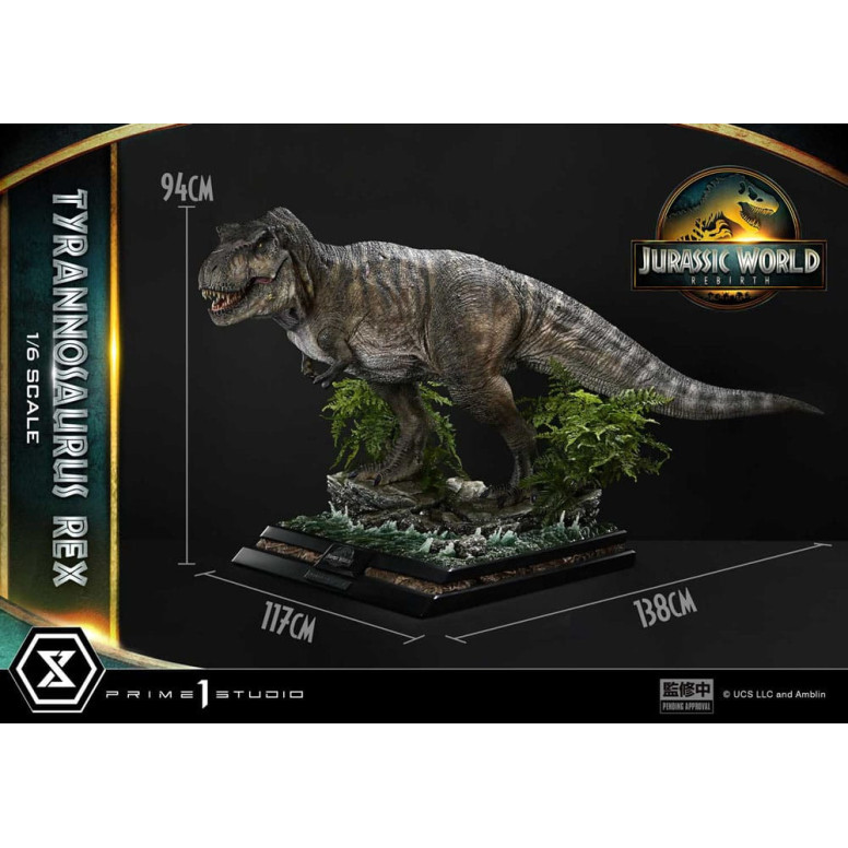 Prime 1 Studio - Jurassic World: Renaissance - Legacy Museum Collection 1/6 Tyrannosaurus Rex Versione Bonus