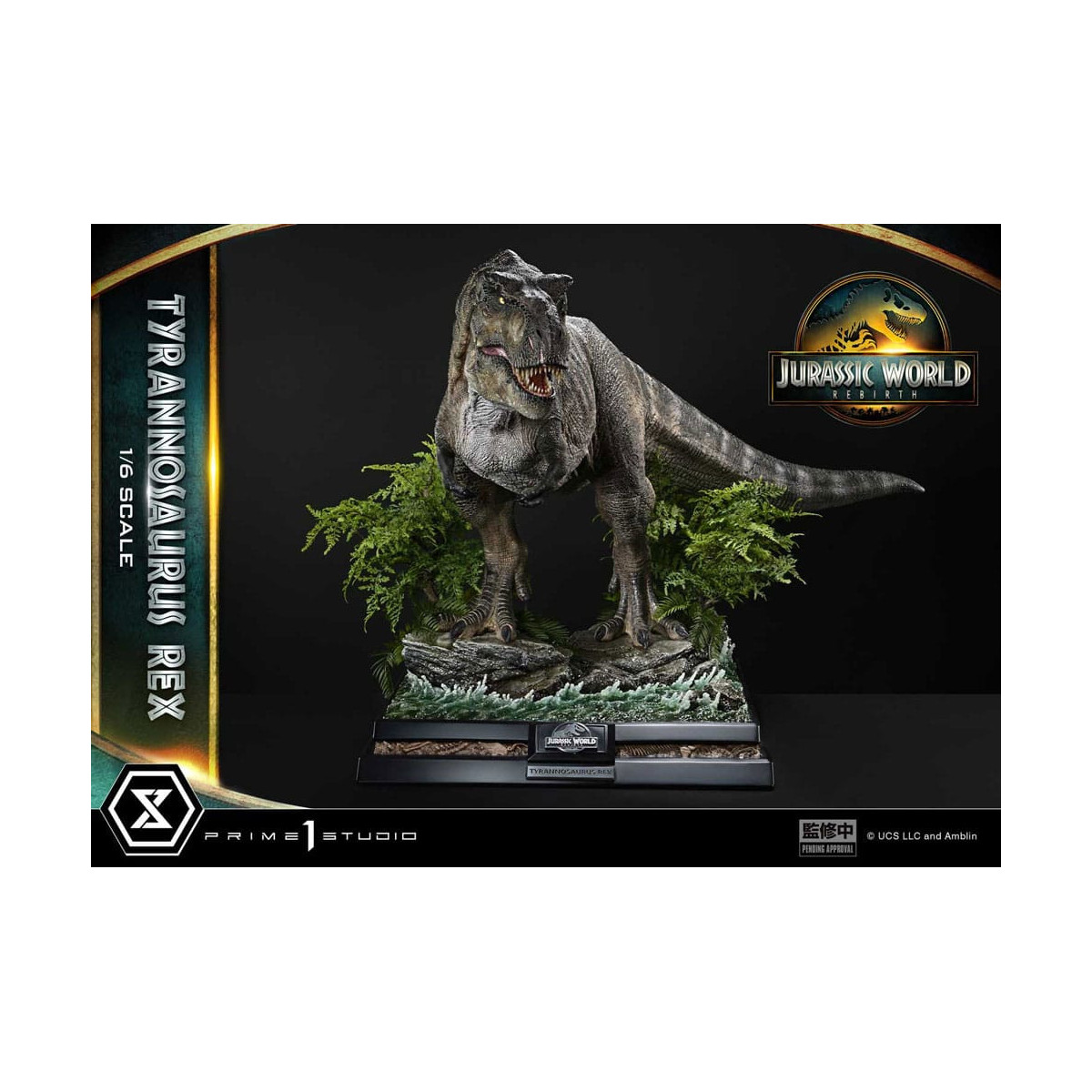 Prime 1 Studio - Jurassic World: Renaissance - Legacy Museum Collection 1/6 Tyrannosaurus Rex Versione Bonus