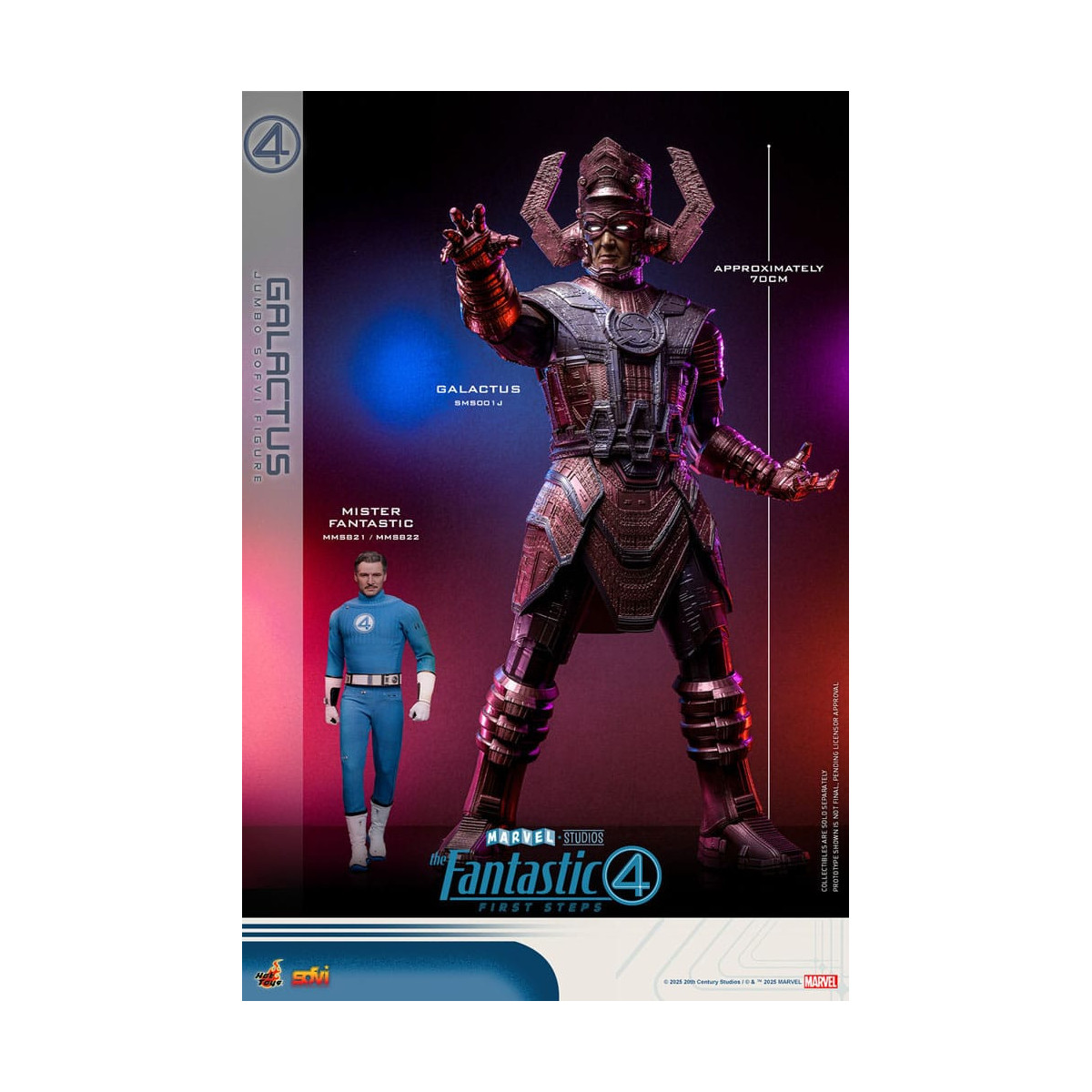 Hot Toys Marvel - Fantastici Quattro: Primi Passi - Sofvi Masterpiece GALACTUS - Jumbo Soft Vinyl
