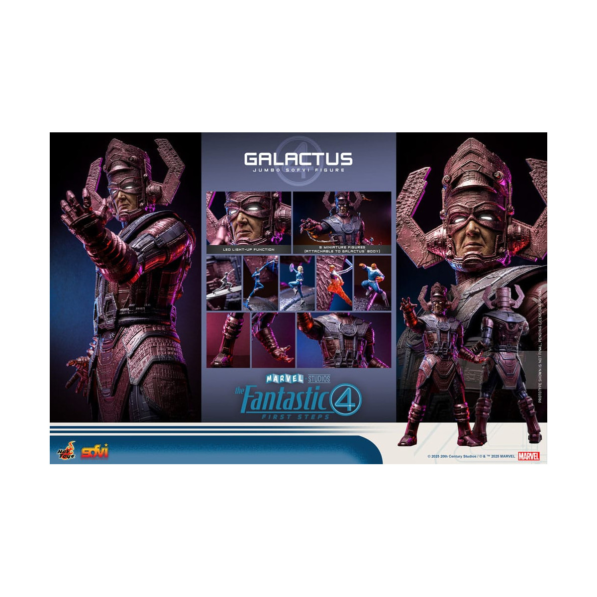 Hot Toys Marvel - Fantastici Quattro: Primi Passi - Sofvi Masterpiece GALACTUS - Jumbo Soft Vinyl