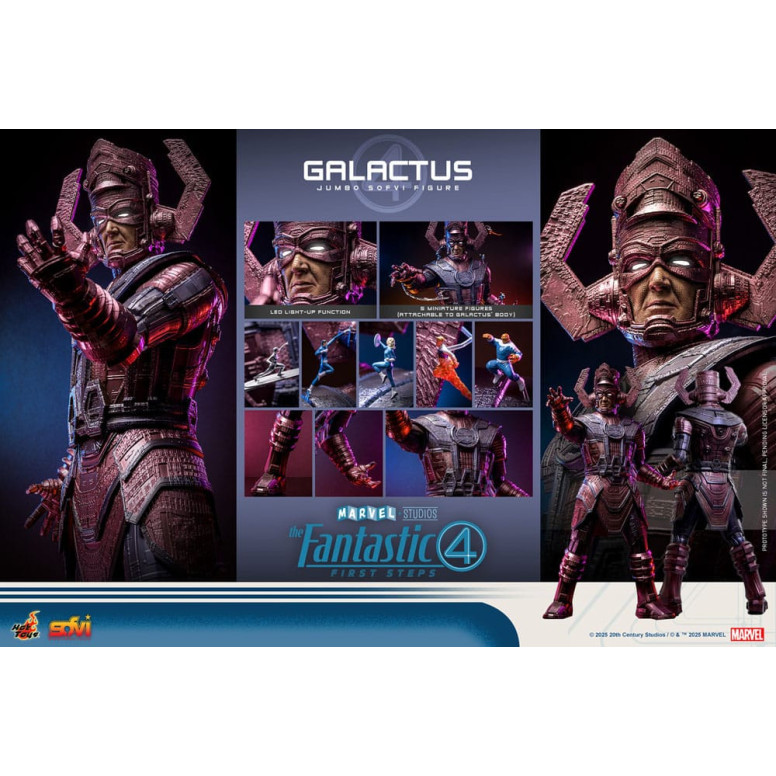 Hot Toys Marvel - Fantastici Quattro: Primi Passi - Sofvi Masterpiece GALACTUS - Jumbo Soft Vinyl