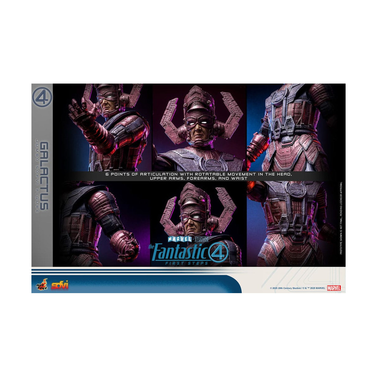 Hot Toys Marvel - Fantastici Quattro: Primi Passi - Sofvi Masterpiece GALACTUS - Jumbo Soft Vinyl