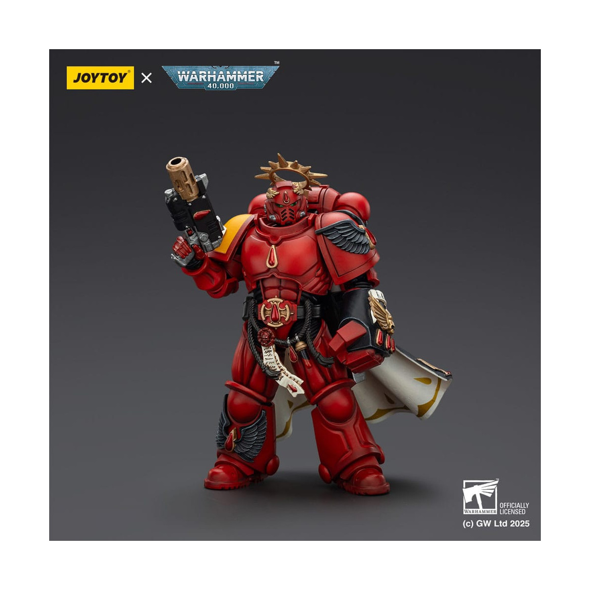 Joytoy - Warhammer - Blood Angels - Capitano con pistola Inferno e Power Fist.
