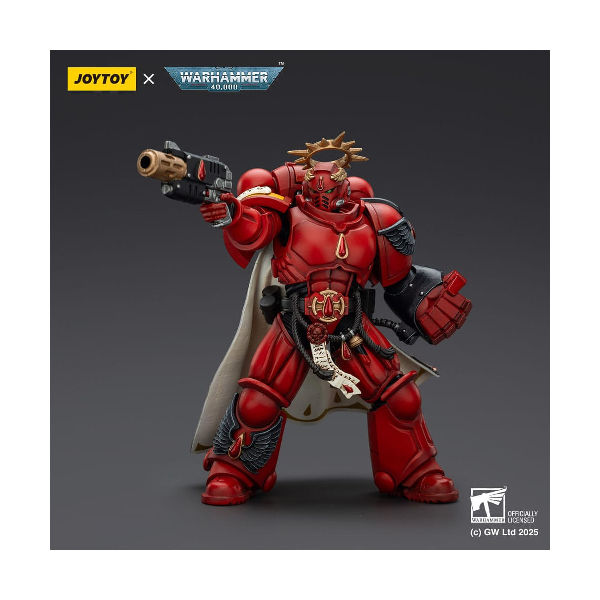 Joytoy - Warhammer - Blood Angels - Capitano con pistola Inferno e Power Fist.