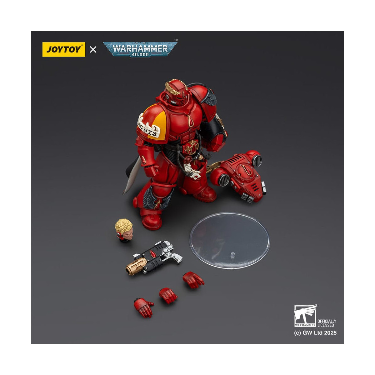 Joytoy - Warhammer - Blood Angels - Capitano con pistola Inferno e Power Fist.