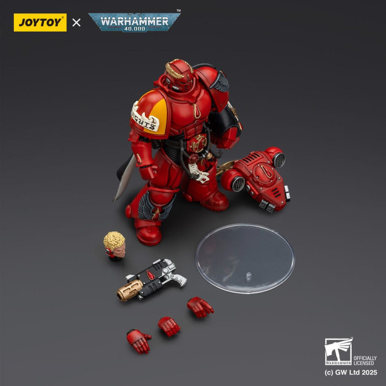 Joytoy - Warhammer - Blood Angels - Capitano con pistola Inferno e Power Fist.