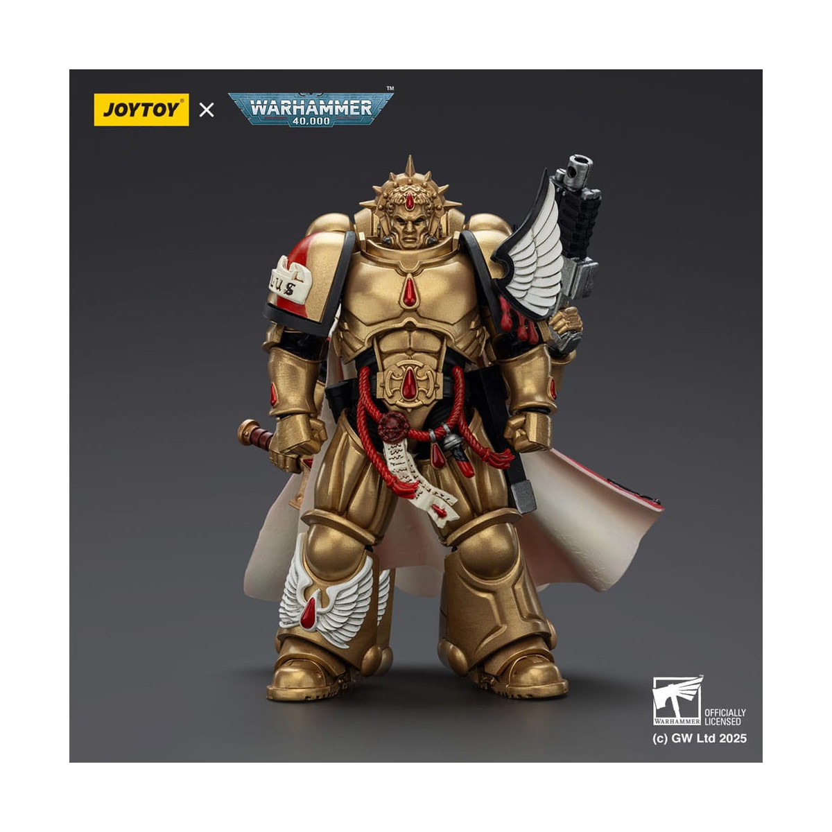 Joytoy - Warhammer - Blood Angels - Capitano con pistola a proiettile pesante e spada elettrica