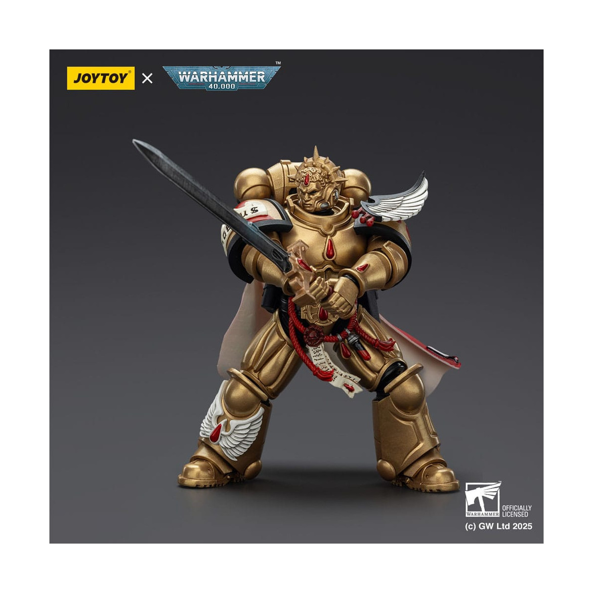 Joytoy - Warhammer - Blood Angels - Capitano con pistola a proiettile pesante e spada elettrica