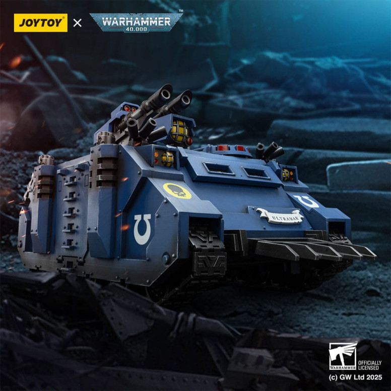 JoyToy - Space Marines - Ultramarines - Razorback con doppio lascannon 1/18 - Warhammer 40K