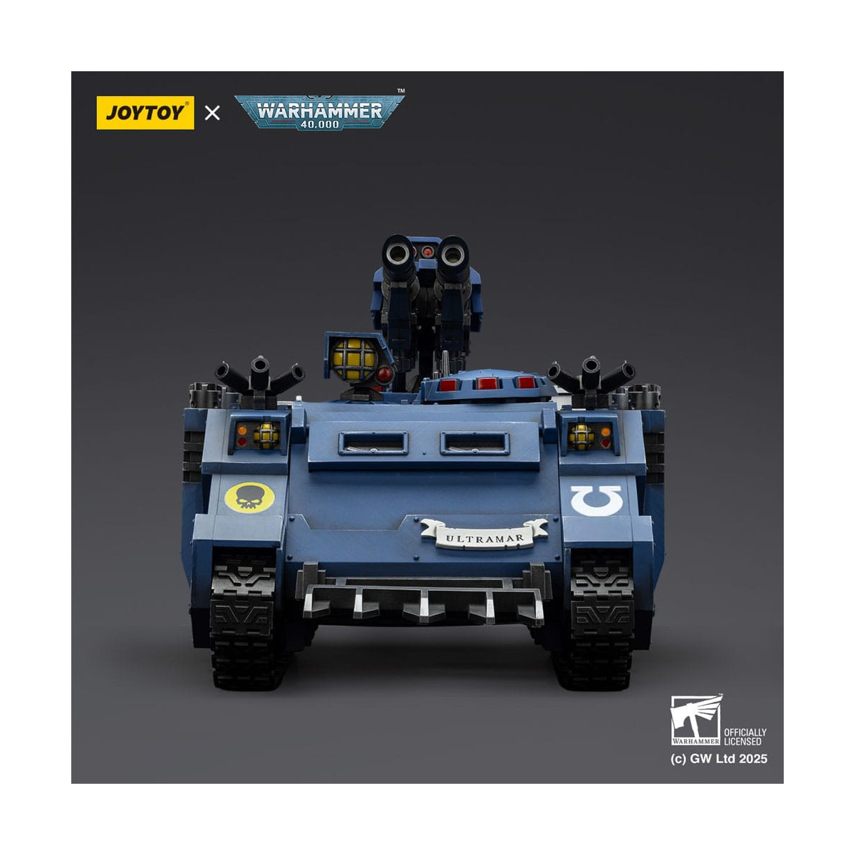 JoyToy - Space Marines - Ultramarines - Razorback con doppio lascannon 1/18 - Warhammer 40K