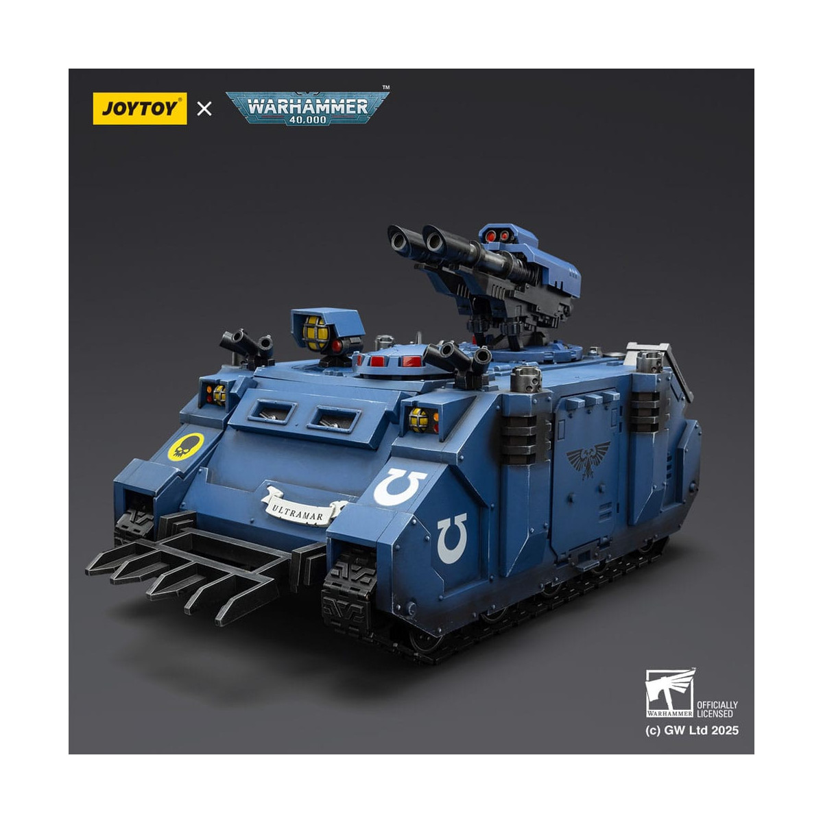 JoyToy - Space Marines - Ultramarines - Razorback con doppio lascannon 1/18 - Warhammer 40K