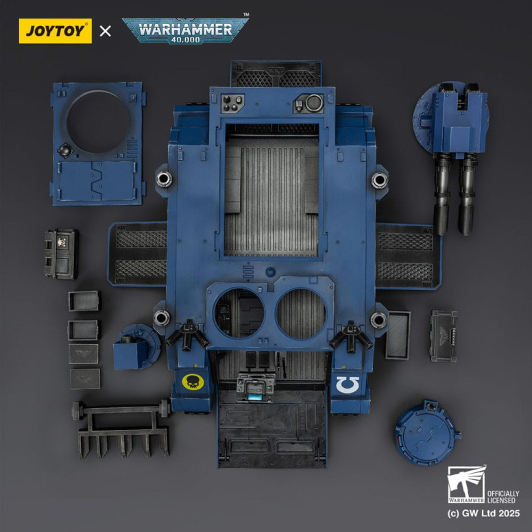 JoyToy - Space Marines - Ultramarines - Razorback con doppio lascannon 1/18 - Warhammer 40K