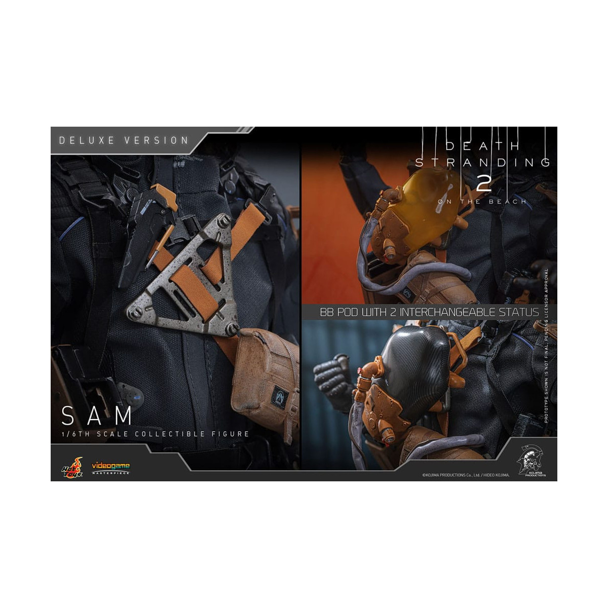 Hot Toys - Death Stranding 2: On the Beach VGM 1/6 - SAM Versione Deluxe