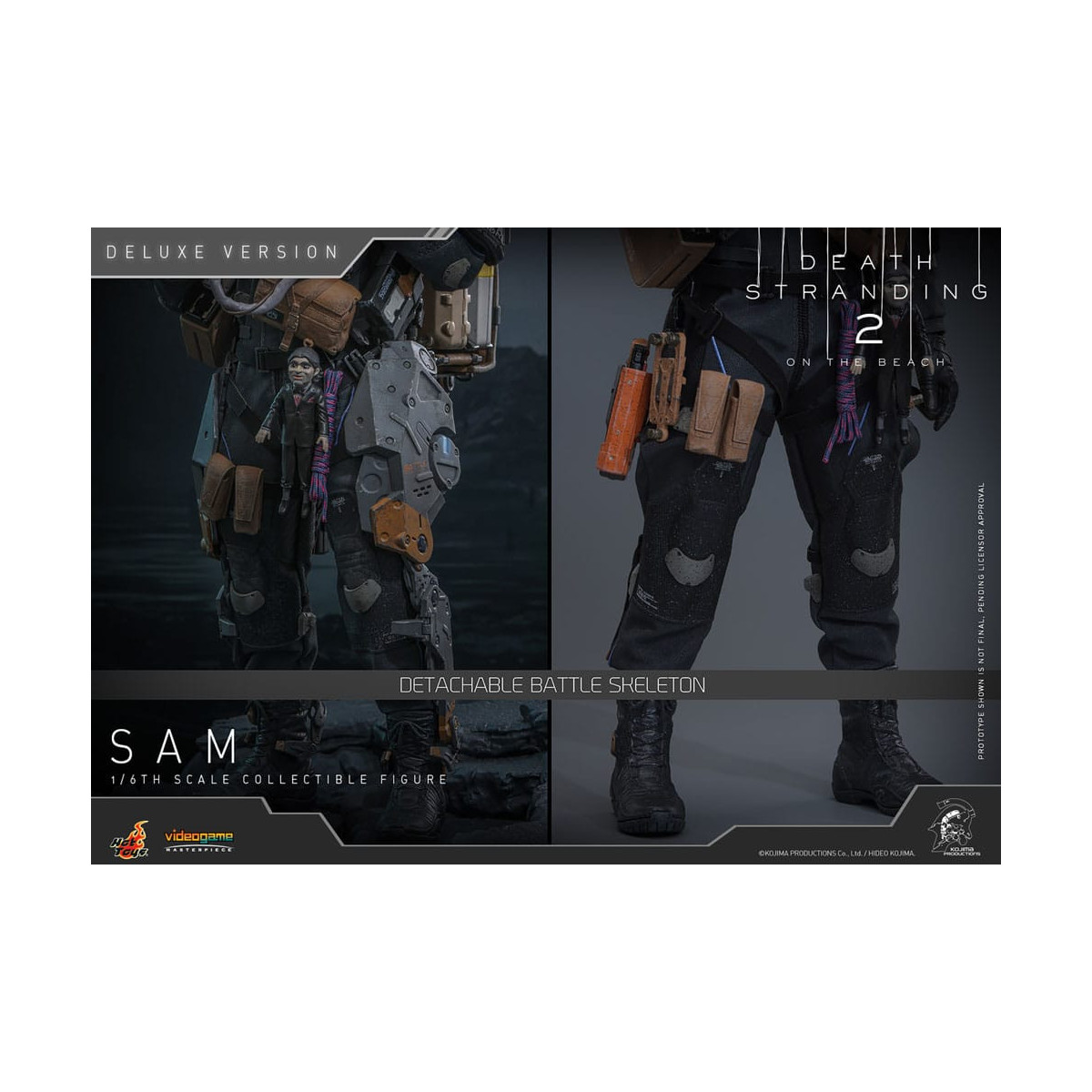 Hot Toys - Death Stranding 2: On the Beach VGM 1/6 - SAM Versione Deluxe