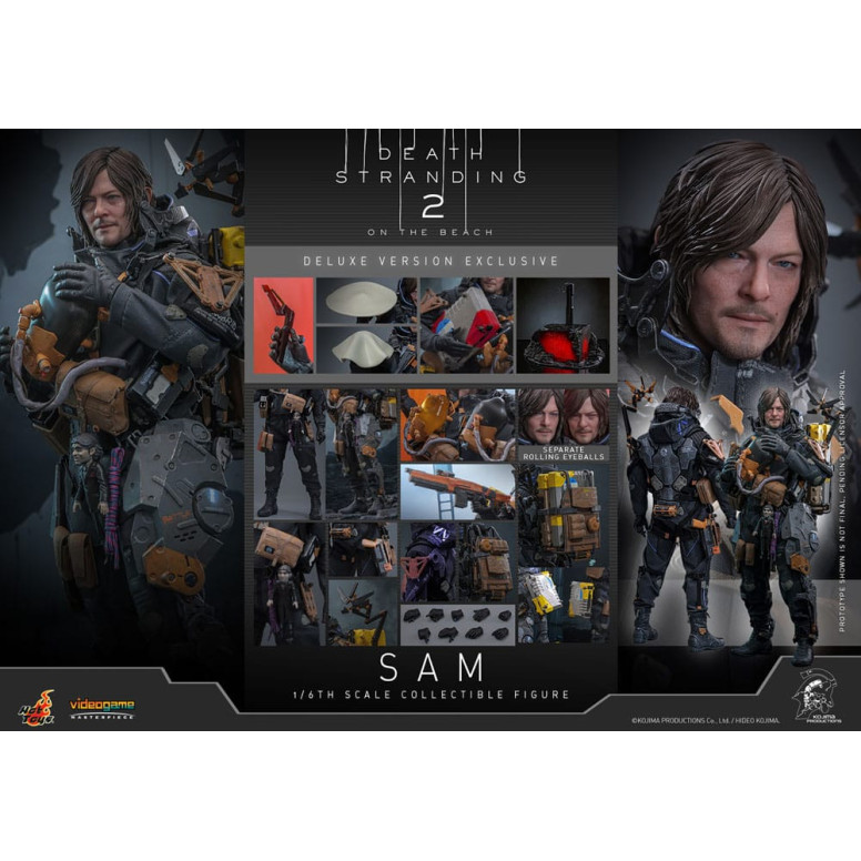 Hot Toys - Death Stranding 2: On the Beach VGM 1/6 - SAM Versione Deluxe