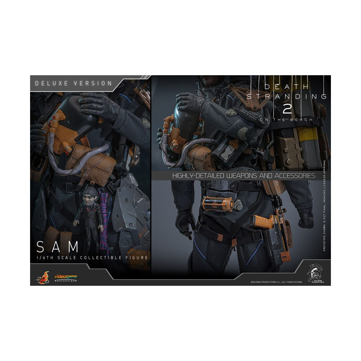 Hot Toys - Death Stranding 2: On the Beach VGM 1/6 - SAM Versione Deluxe
