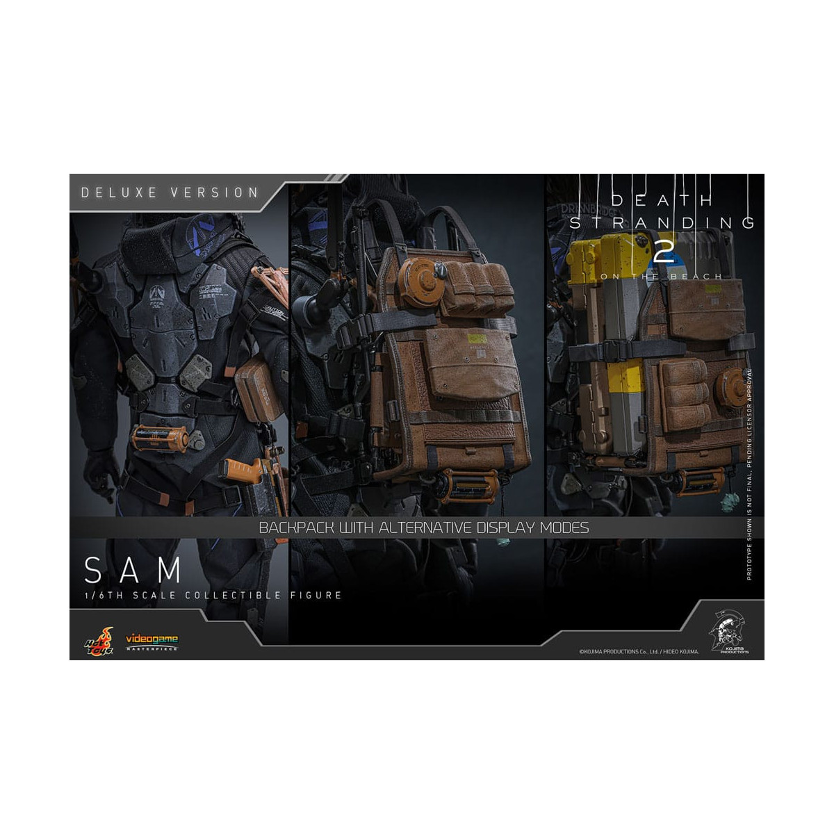 Hot Toys - Death Stranding 2: On the Beach VGM 1/6 - SAM Versione Deluxe