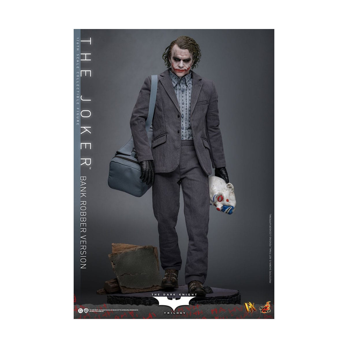 Hot Toys - Il Cavaliere Oscuro - Joker (versione rapinatore di banche) MMS 1/6