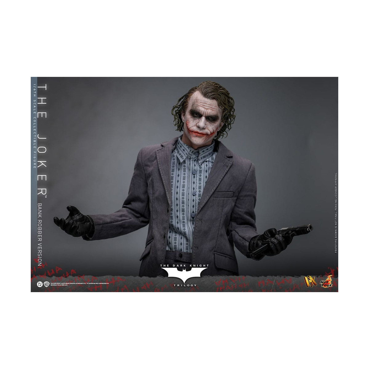Hot Toys - Il Cavaliere Oscuro - Joker (versione rapinatore di banche) MMS 1/6