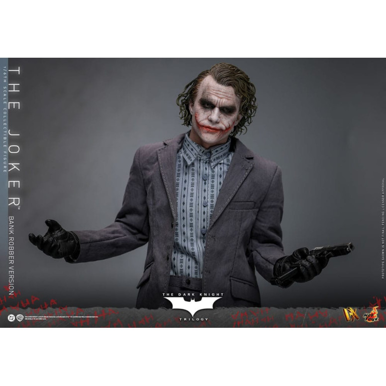 Hot Toys - Il Cavaliere Oscuro - Joker (versione rapinatore di banche) MMS 1/6