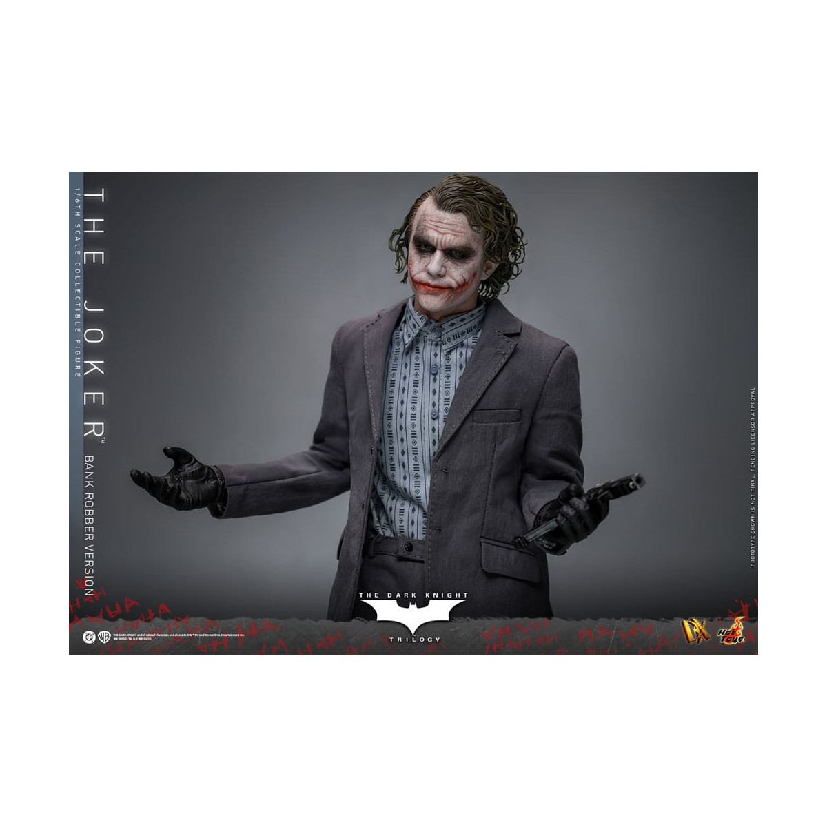 Hot Toys - Il Cavaliere Oscuro - Joker (versione rapinatore di banche) MMS 1/6
