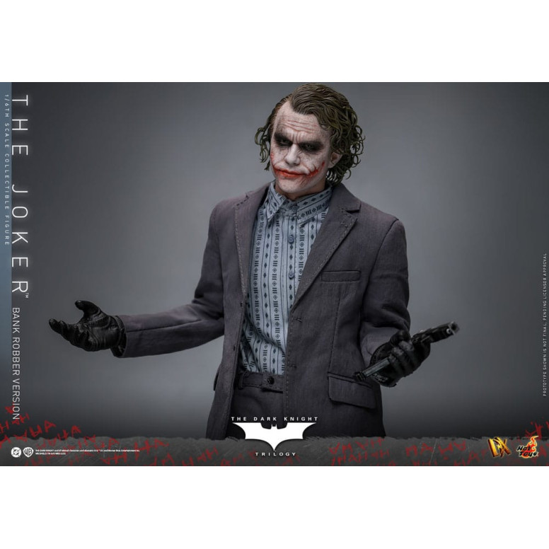 Hot Toys - Il Cavaliere Oscuro - Joker (versione rapinatore di banche) MMS 1/6