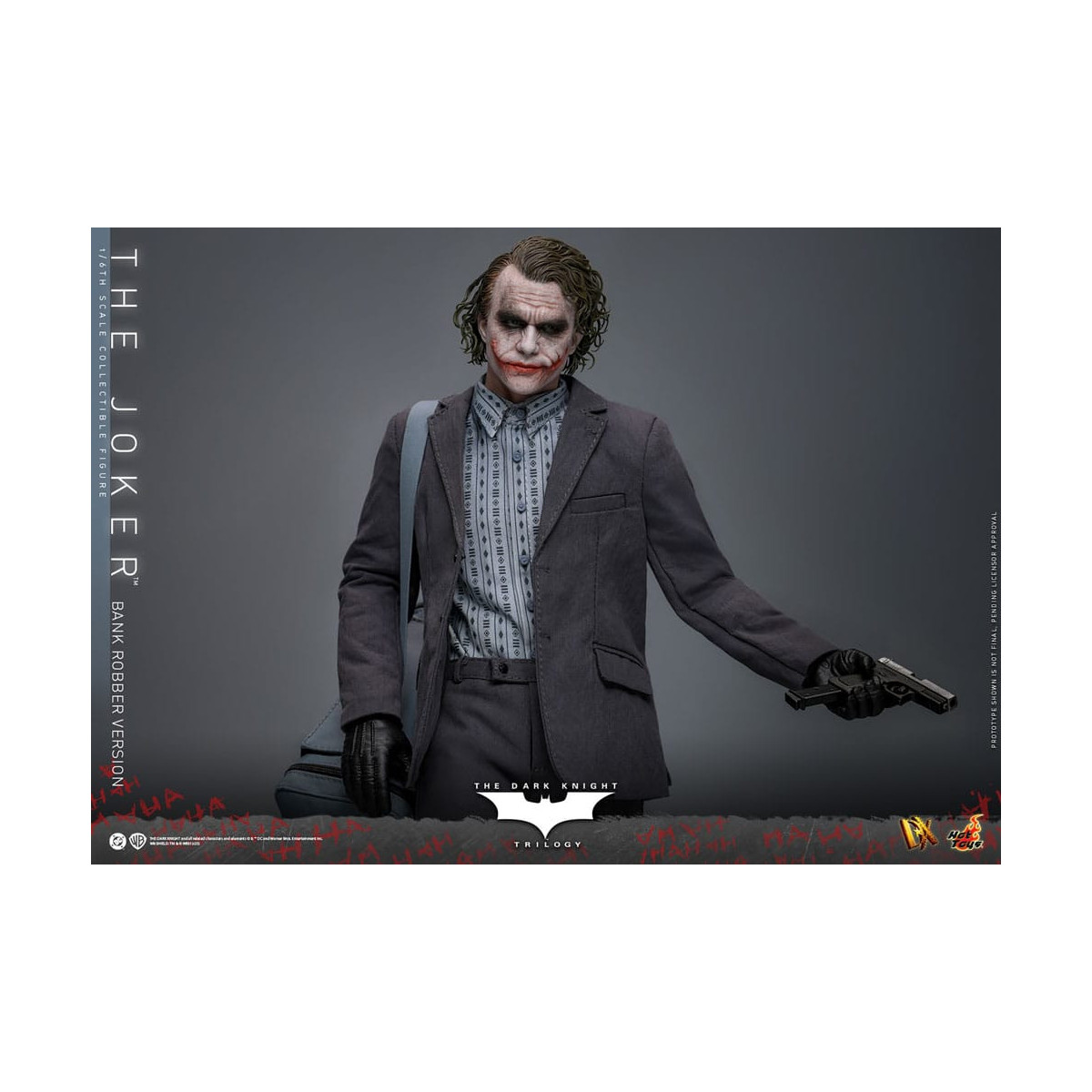 Hot Toys - Il Cavaliere Oscuro - Joker (versione rapinatore di banche) MMS 1/6