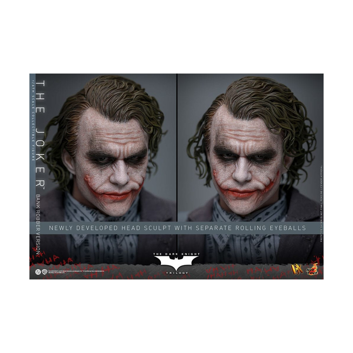 Hot Toys - Il Cavaliere Oscuro - Joker (versione rapinatore di banche) MMS 1/6