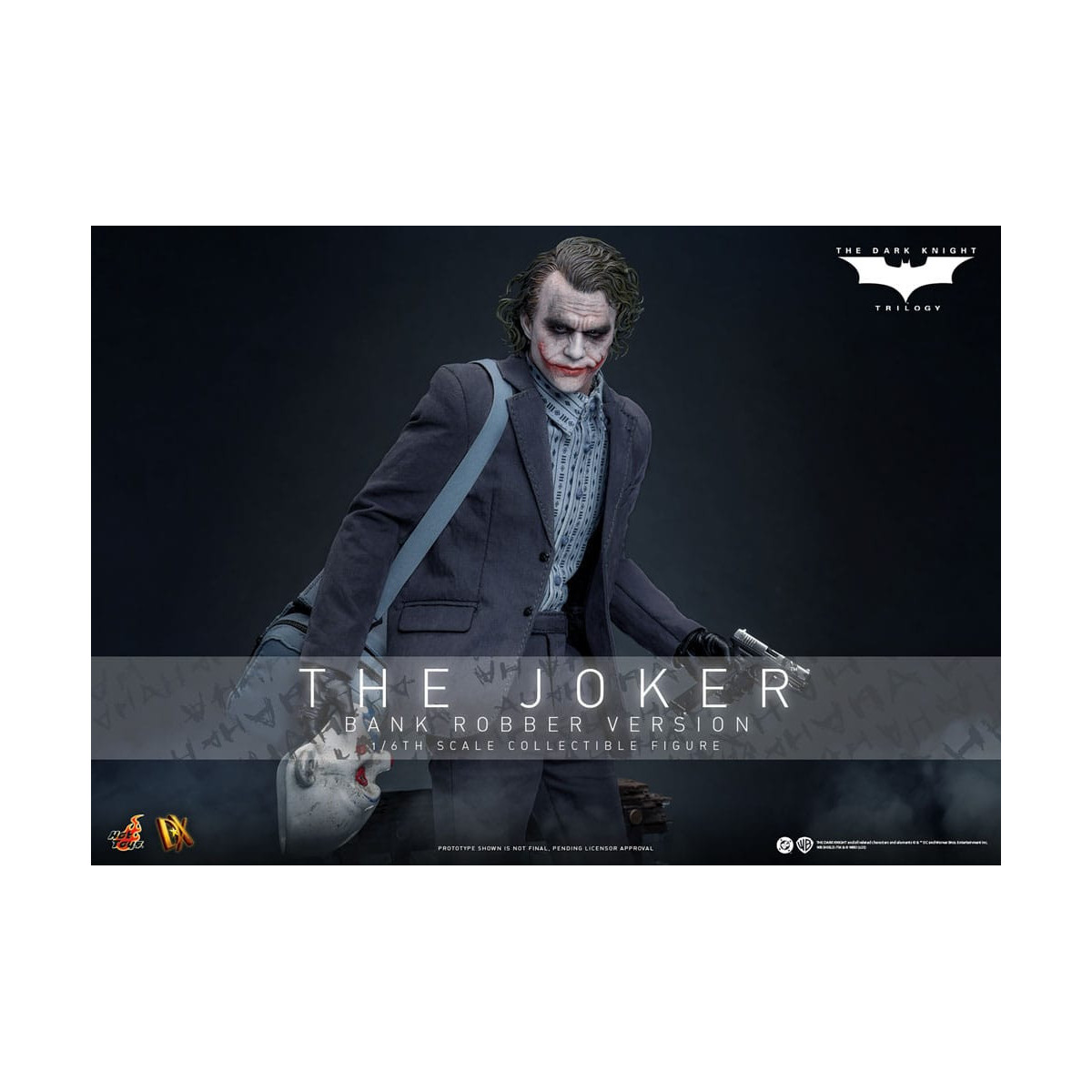 Hot Toys - Il Cavaliere Oscuro - Joker (versione rapinatore di banche) MMS 1/6