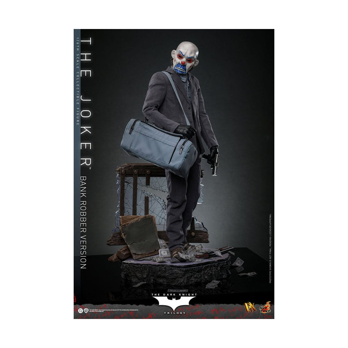 Hot Toys - Il Cavaliere Oscuro - Joker (versione rapinatore di banche) MMS 1/6