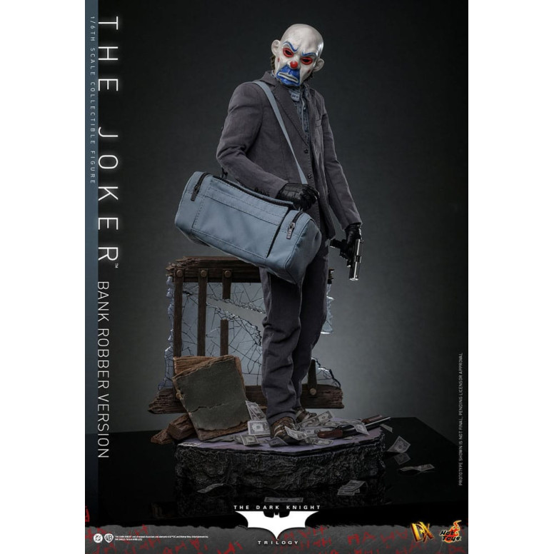 Hot Toys - Il Cavaliere Oscuro - Joker (versione rapinatore di banche) MMS 1/6