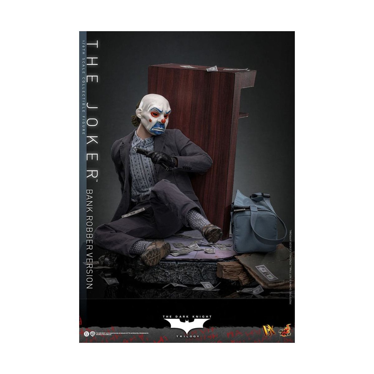 Hot Toys - Il Cavaliere Oscuro - Joker (versione rapinatore di banche) MMS 1/6
