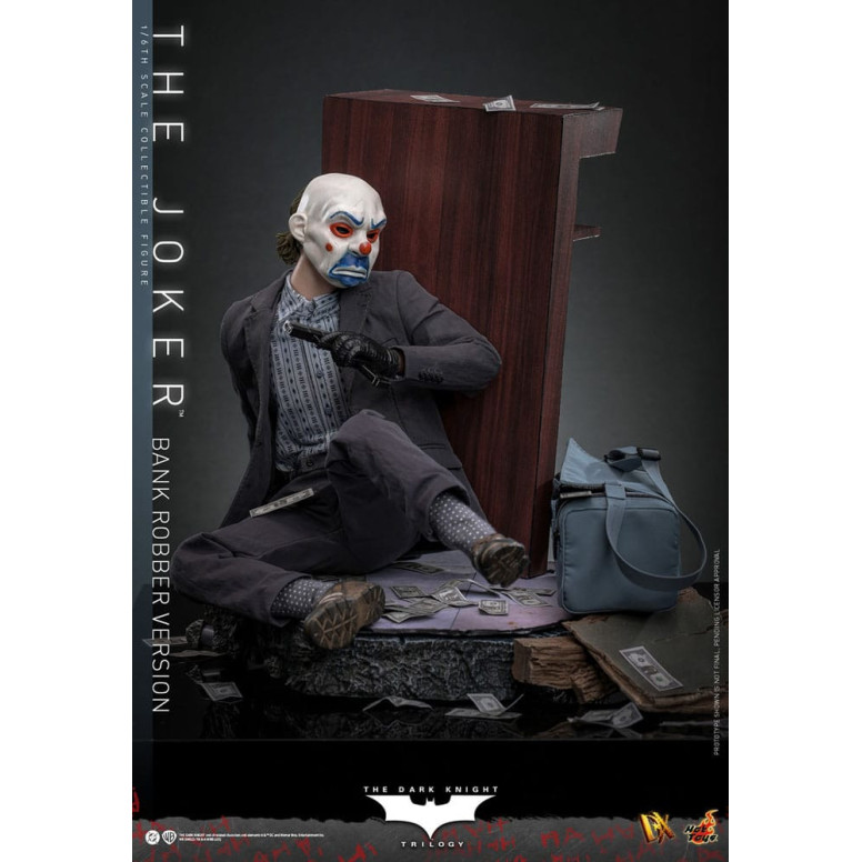 Hot Toys - Il Cavaliere Oscuro - Joker (versione rapinatore di banche) MMS 1/6