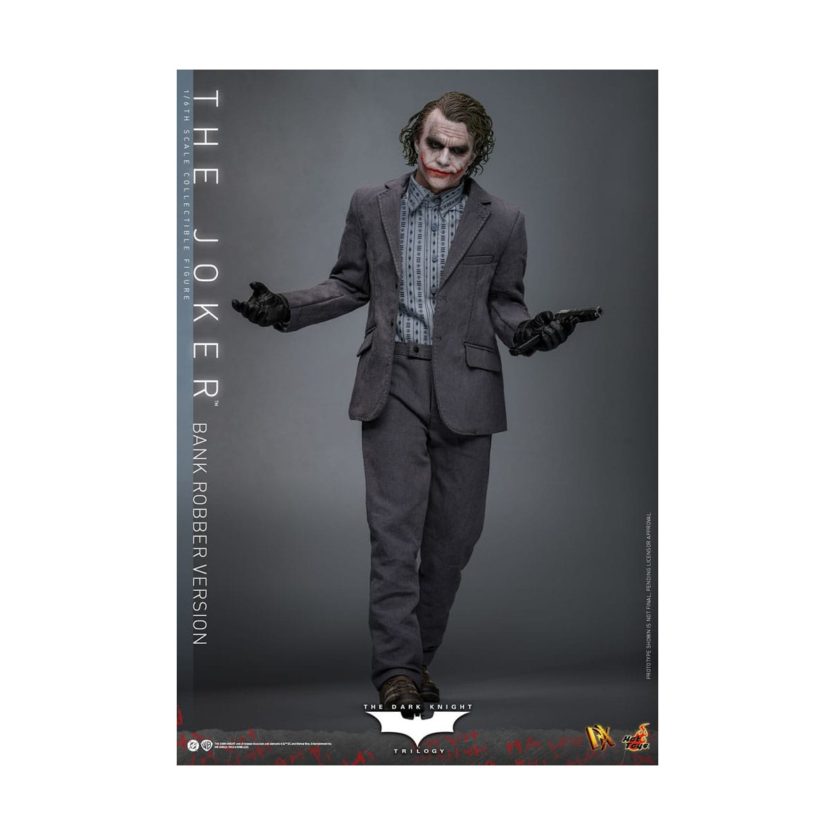 Hot Toys - Il Cavaliere Oscuro - Joker (versione rapinatore di banche) MMS 1/6