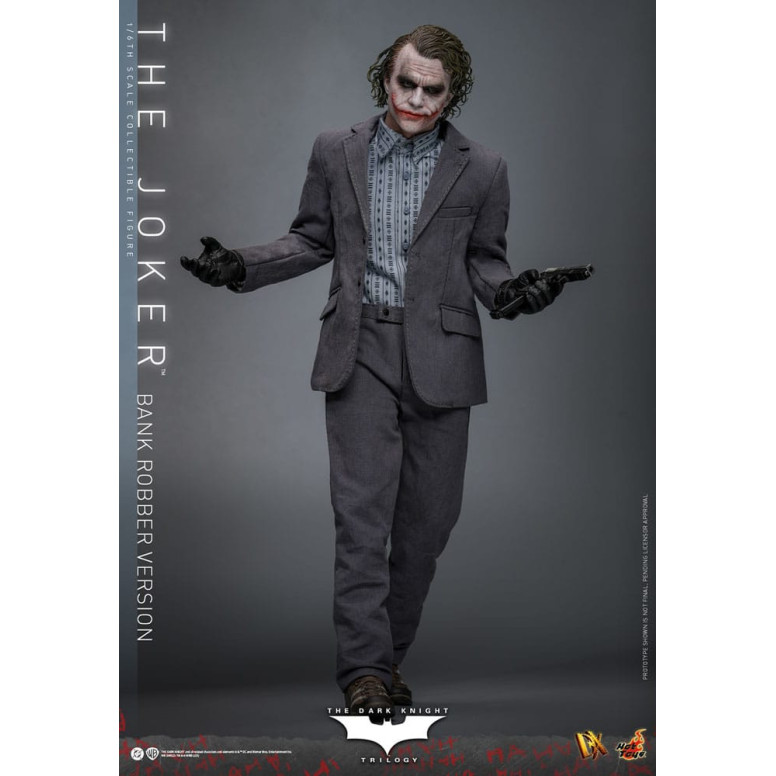 Hot Toys - Il Cavaliere Oscuro - Joker (versione rapinatore di banche) MMS 1/6