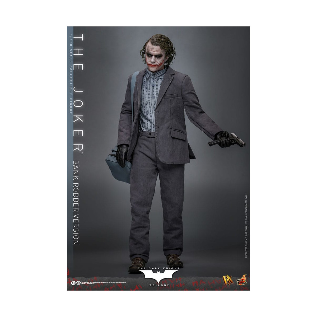 Hot Toys - Il Cavaliere Oscuro - Joker (versione rapinatore di banche) MMS 1/6