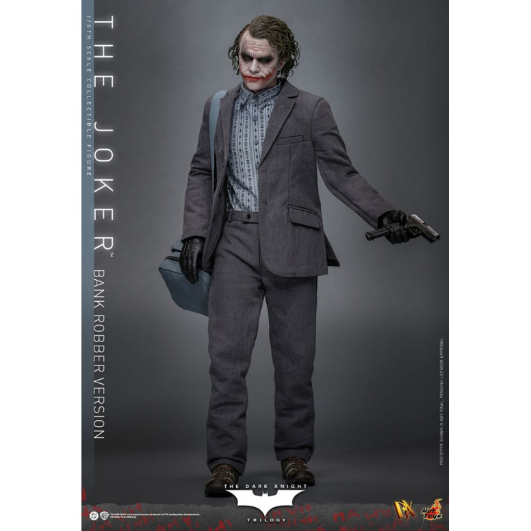 Hot Toys - Il Cavaliere Oscuro - Joker (versione rapinatore di banche) MMS 1/6