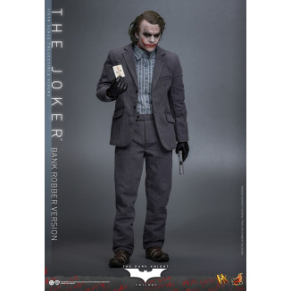 Hot Toys - Il Cavaliere Oscuro - Joker (versione rapinatore di banche) MMS 1/6