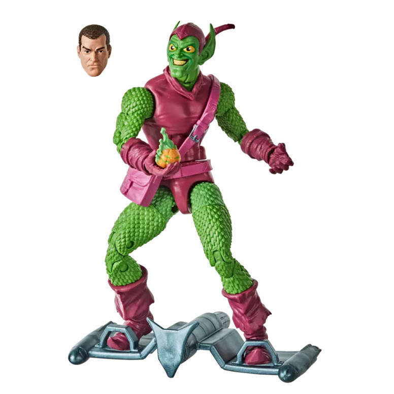 Marvel Legends Serie - Spider-Man Retro Collection - Green Goblin: confezione leggermente danneggiata
