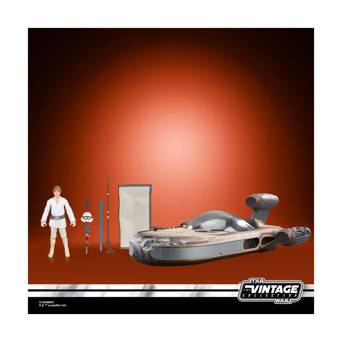 Hasbro - Star Wars Collezione Vintage - Landspeeder e Luke Skywalker