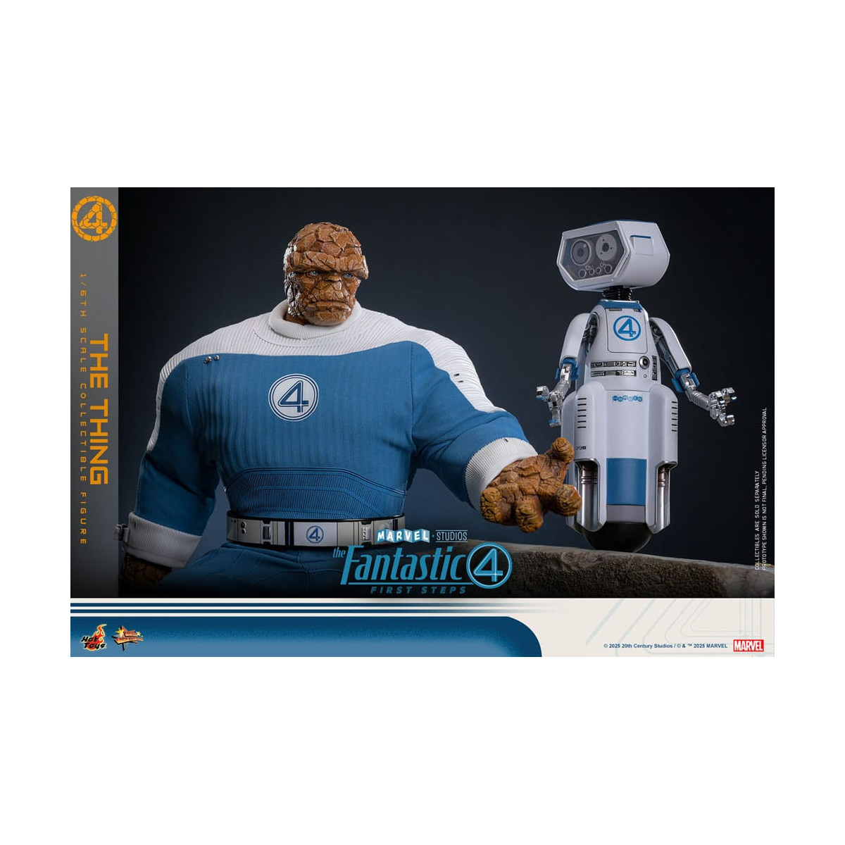 Hot Toys Marvel - Fantastici Quattro: Primi Passi - La Cosa MMS 1/6 - La Cosa