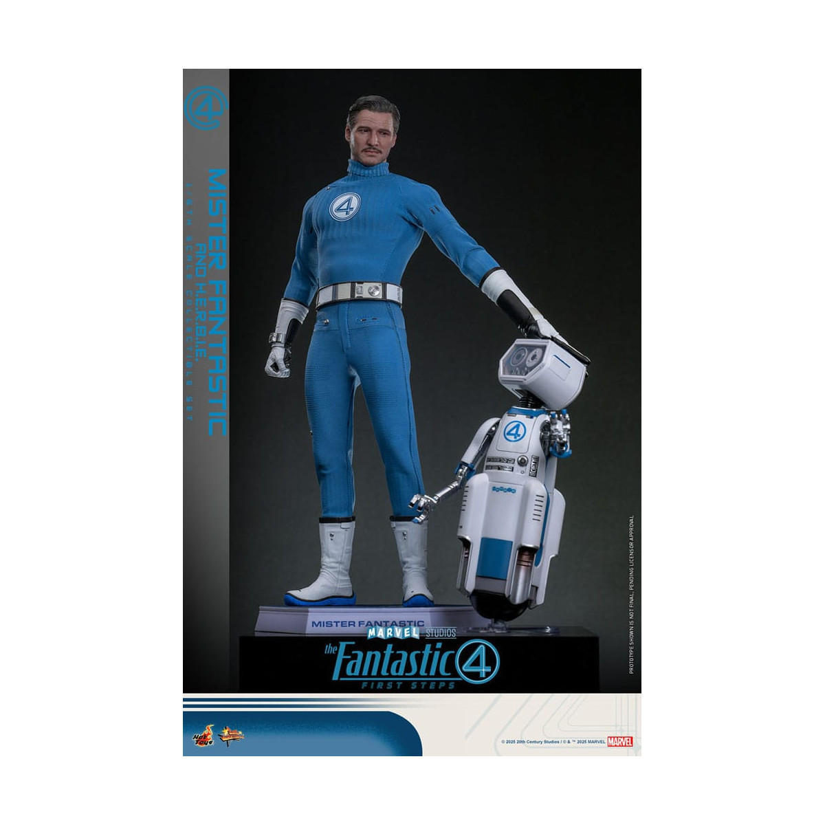 Hot Toys Marvel - Fantastici Quattro: Primi Passi - Mister Fantastic & H.E.R.B.I.E. MMS 1/6 - Reed Richards