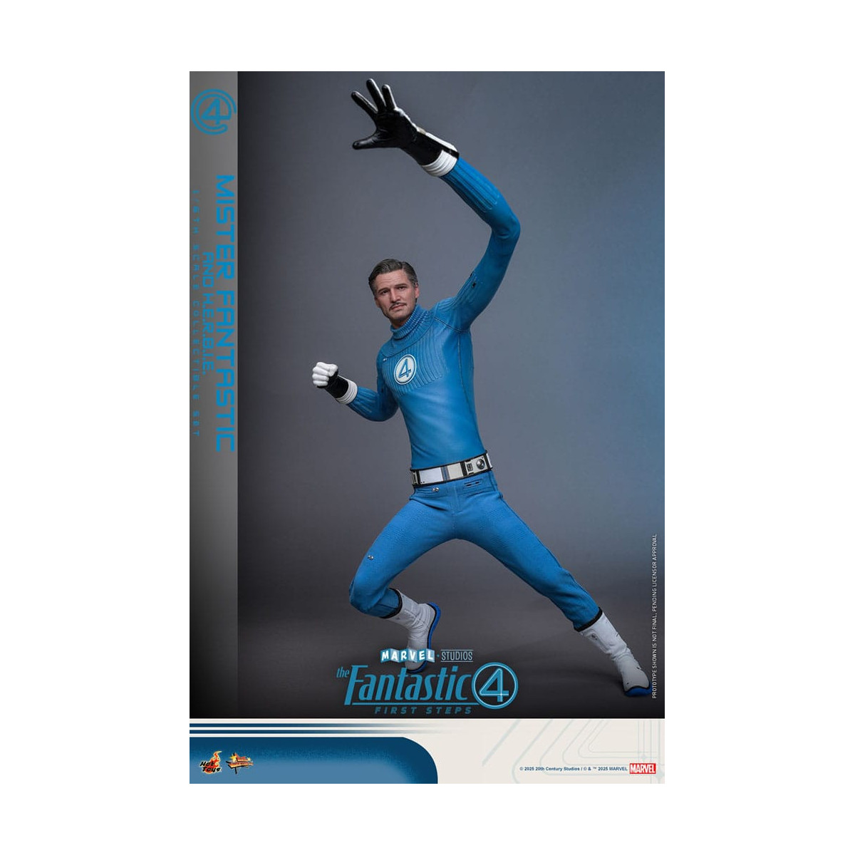 Hot Toys Marvel - Fantastici Quattro: Primi Passi - Mister Fantastic & H.E.R.B.I.E. MMS 1/6 - Reed Richards