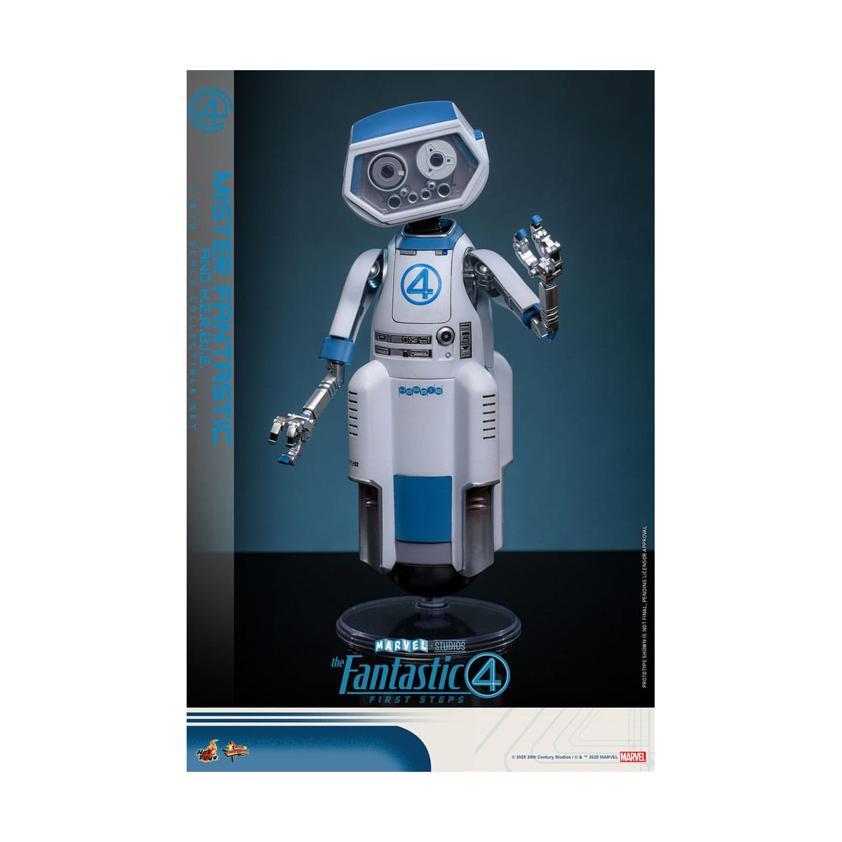 Hot Toys Marvel - Fantastici Quattro: Primi Passi - Mister Fantastic & H.E.R.B.I.E. MMS 1/6 - Reed Richards